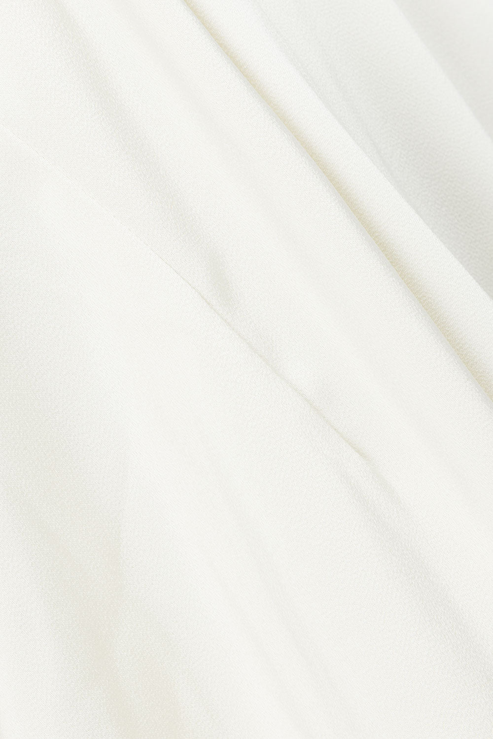Exquisite Ivory Strapless Kleo Top with Draped Front