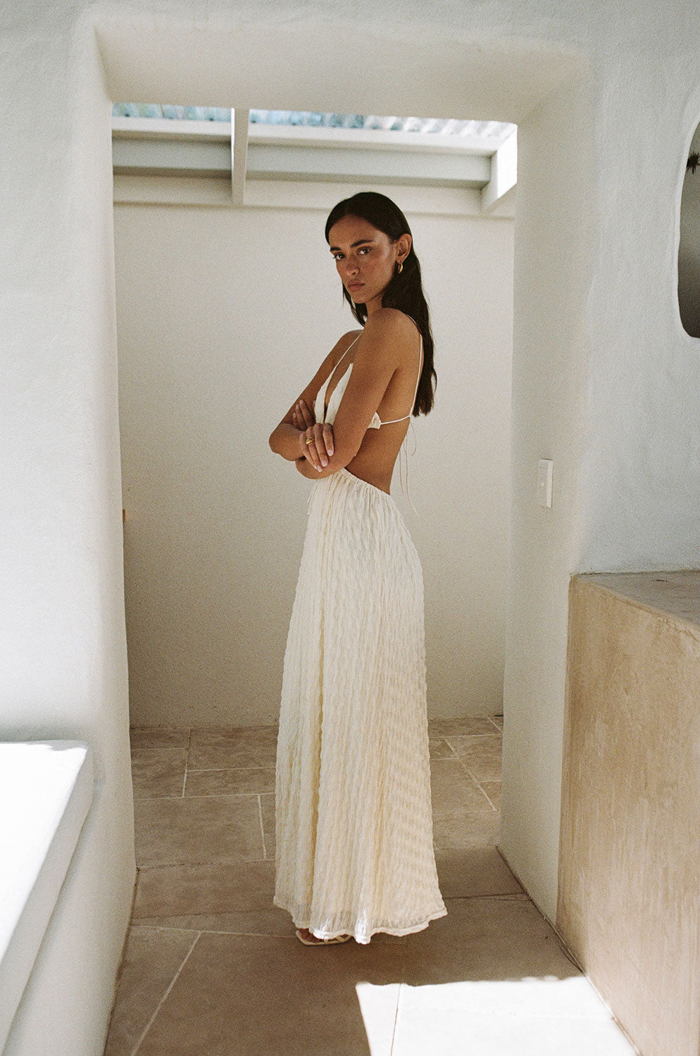 Exclusive Backless Alanis Sample Dress for Fashion Lovers