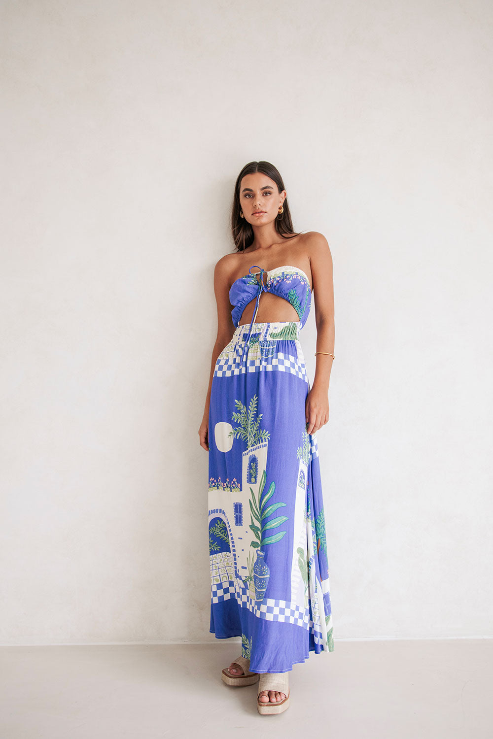 Sabo Exclusive Vista Blue Ellsley Women's Dress for Special Occasions
