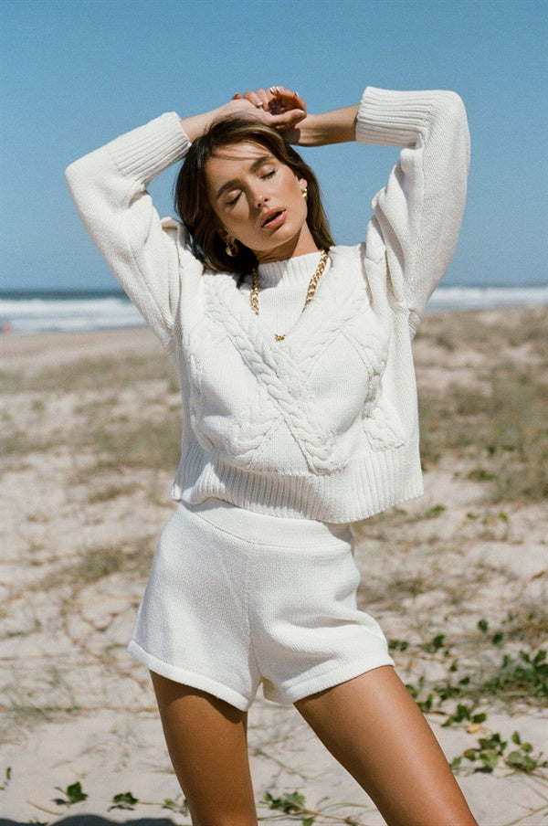 Unique Demi Knit Shorts - One-of-a-Kind Sample Piece