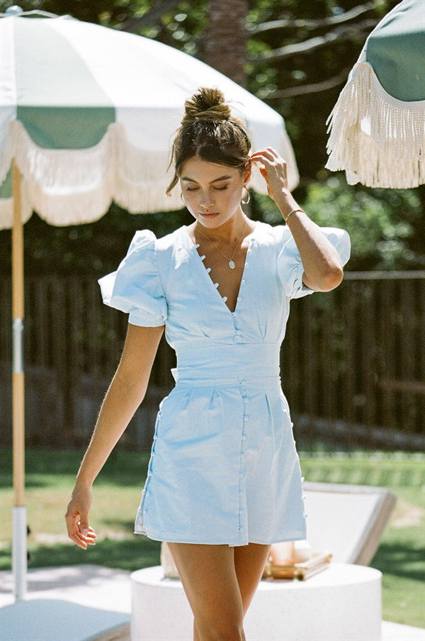 Exclusive Blue Kori Dress - One - of - a - Kind Sample