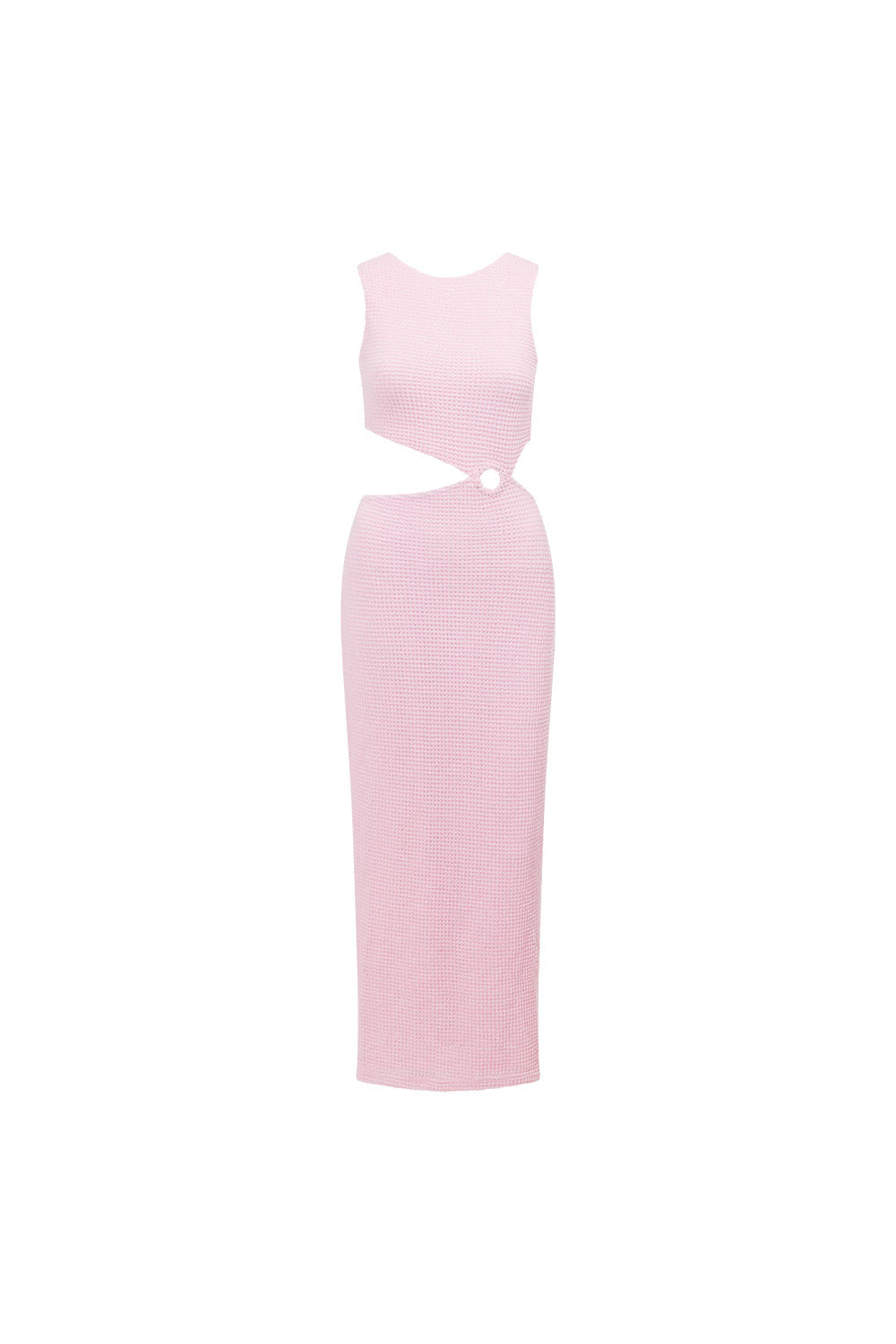 Fashionable Pink Tanisha Midi Women's Dress