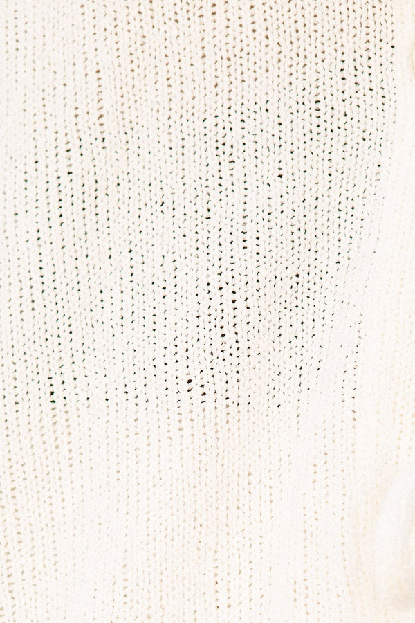 Sabo Skirt White Knit Casual Kase Shorts - Unique Sample Piece