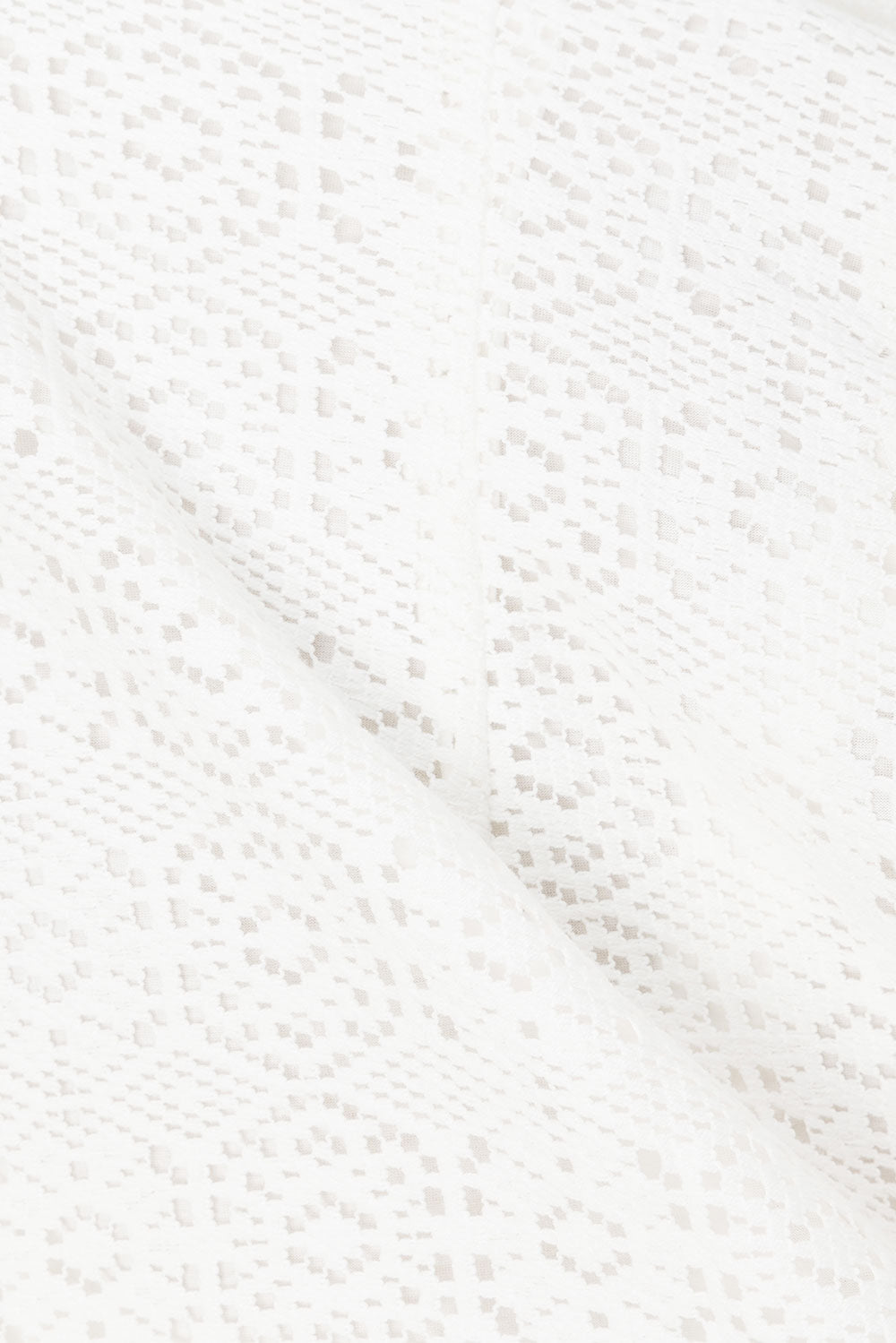 Exquisite White Crochet Wrap-Style Eliza Dress