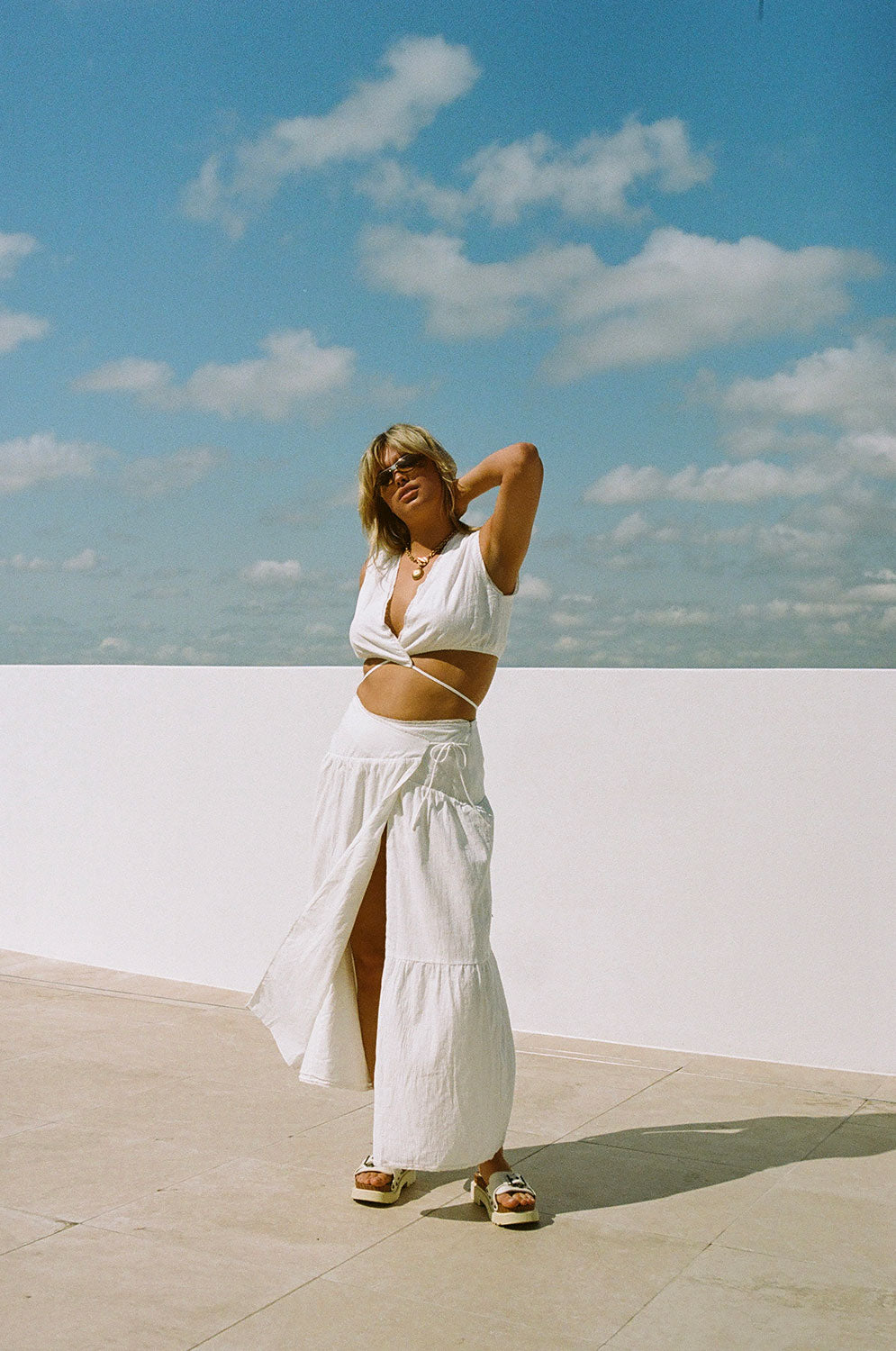 Unique Jadey Skirt - One - off Sample with Slight Soiling