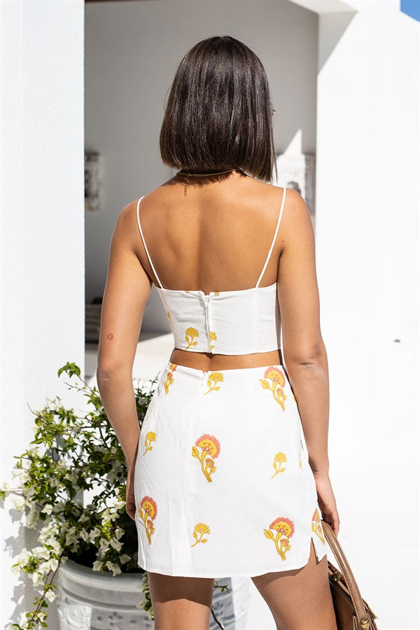 Unique Rolando Sample Skirt with a Faint Black Mark