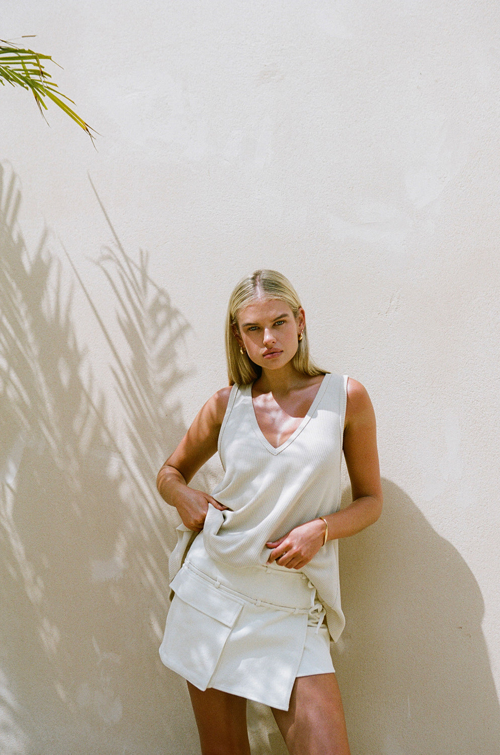 Cream Luna Skirt - Unique Sample for Fashion Lovers