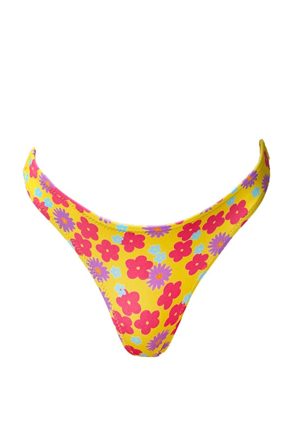 Sabo Exclusive Retro Floral Print Women's Swimwear Aster Bottom