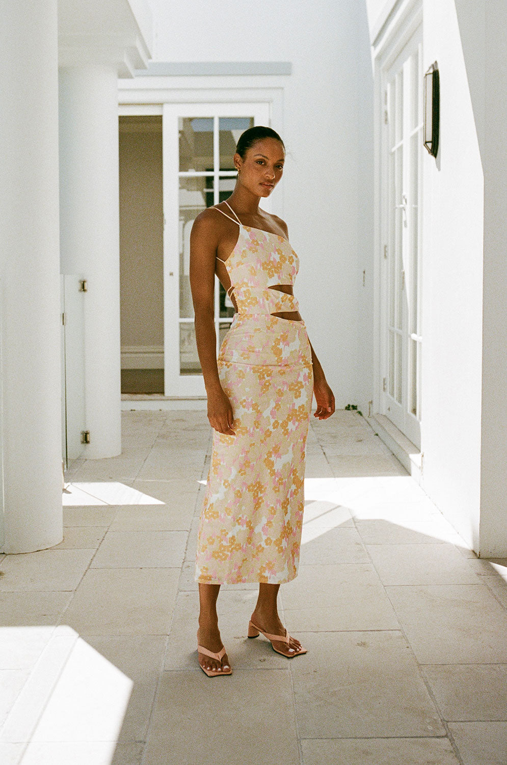 SAMPLE - Kika Smudge Ditsy Print Women's Dress