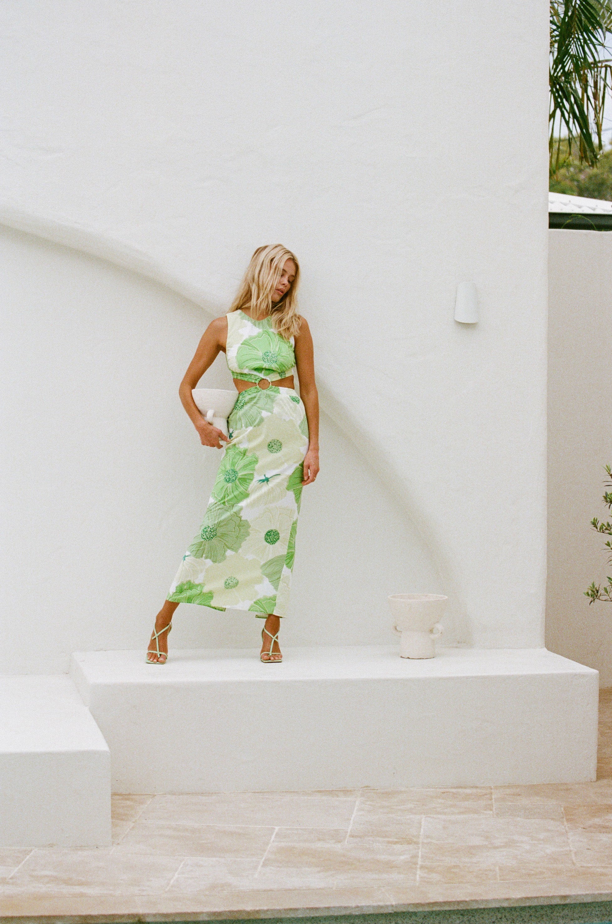 Unique Melita Cutout Sample Dress with Distinctive Flair