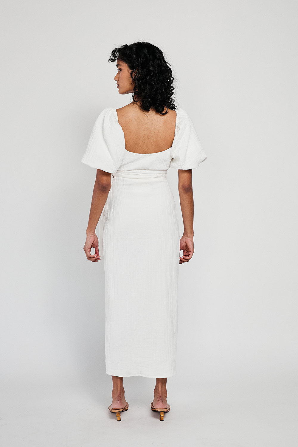 Unique Sabo Skirt Cora Wrap Dress Sample for Fashion Lovers