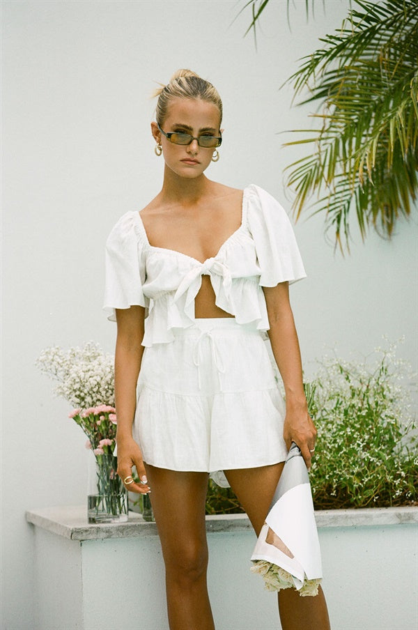 Sample Women's Allura White Shorts - Exclusive One - Off Piece