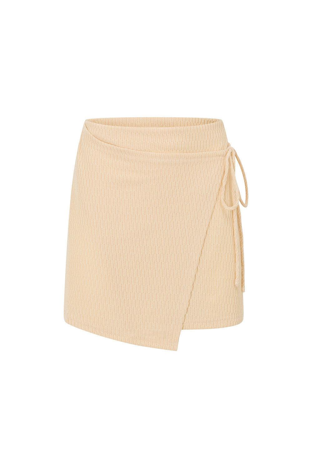Stylish Cream-Colored Chester Wrap Skirt for Fashionable Women