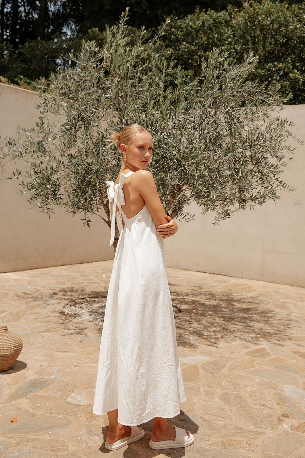 Exquisite White Cotton Dream Dress for Special Occasions