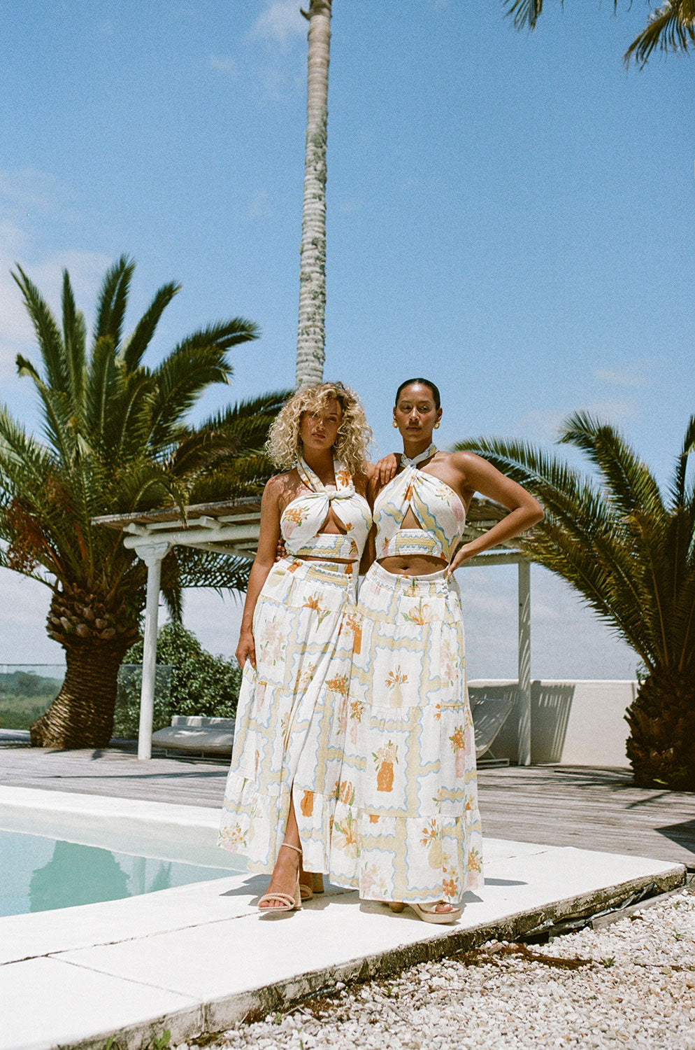 Unique Sample of Terese Flower Pots Print Dress - Women's Fashion