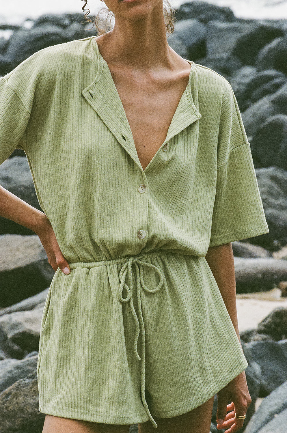 Lime Juniper Playsuit - Sample Fashionable One - off Outfit
