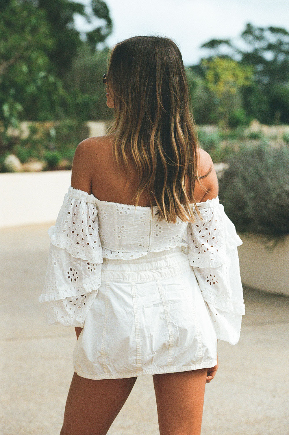 Unique Seraphina Eyelet Top - Perfect XS Sample