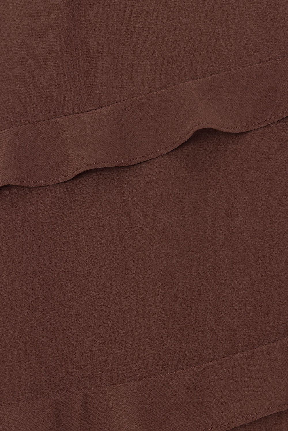 Chocolate Brown Soft Chiffon Alyce Maxi Skirt for Women