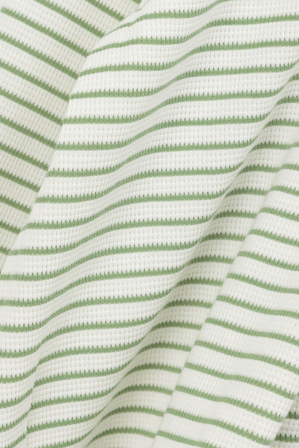 Sabo's Exclusive Mint and Off - White Striped Natural Cotton Blend Myra Dress
