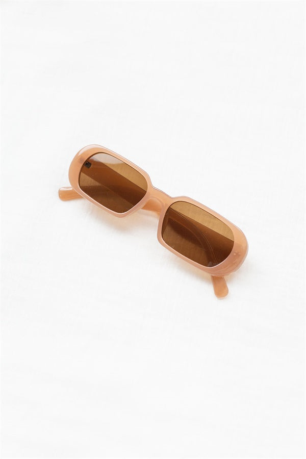 Stylish Sepia - Mika Dark Brown Oval Sunglasses for Summer
