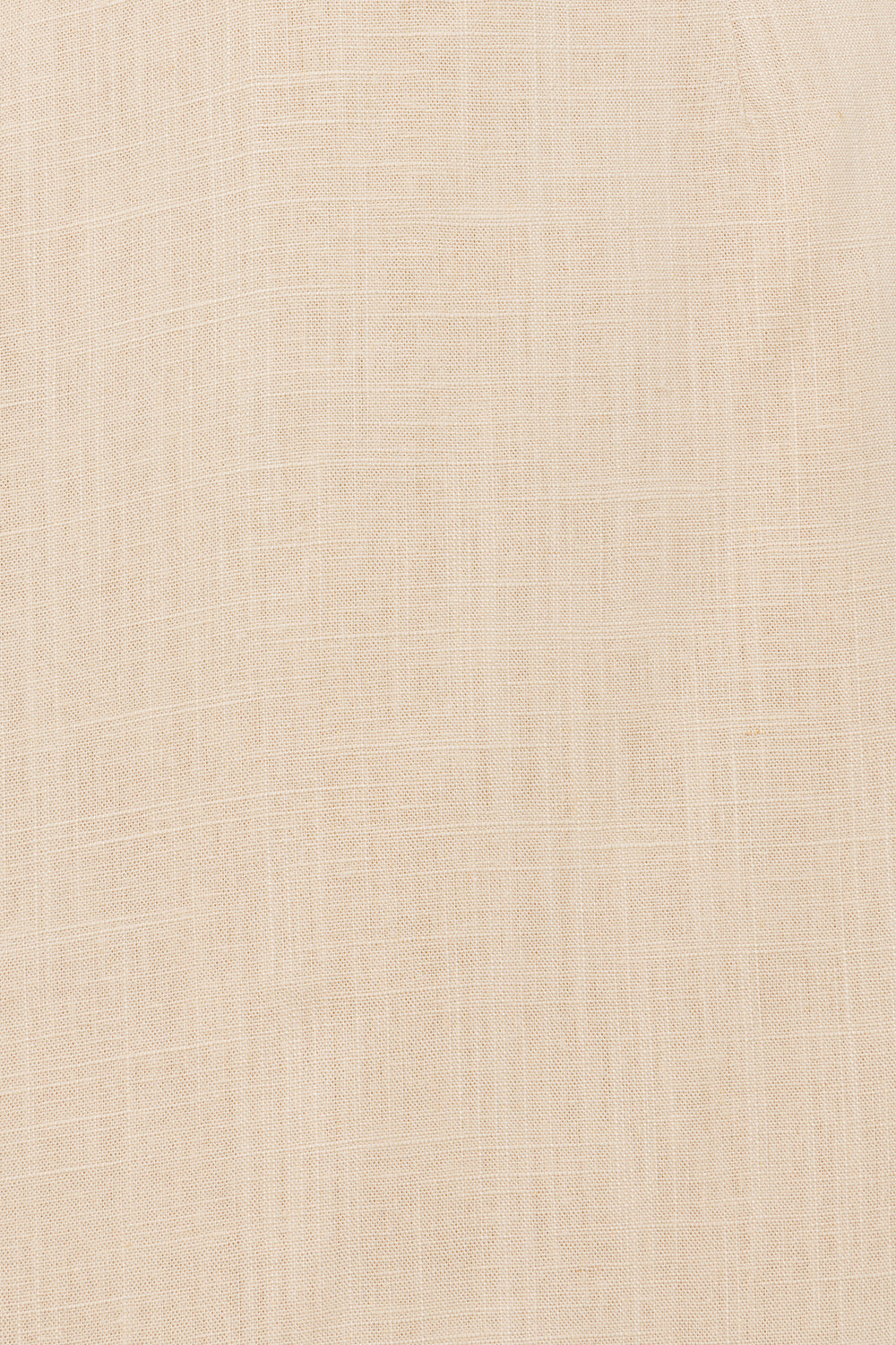 Exclusively Designed Sabo Averie Beige Linen Blend Midi Skirt with A-Line Hem