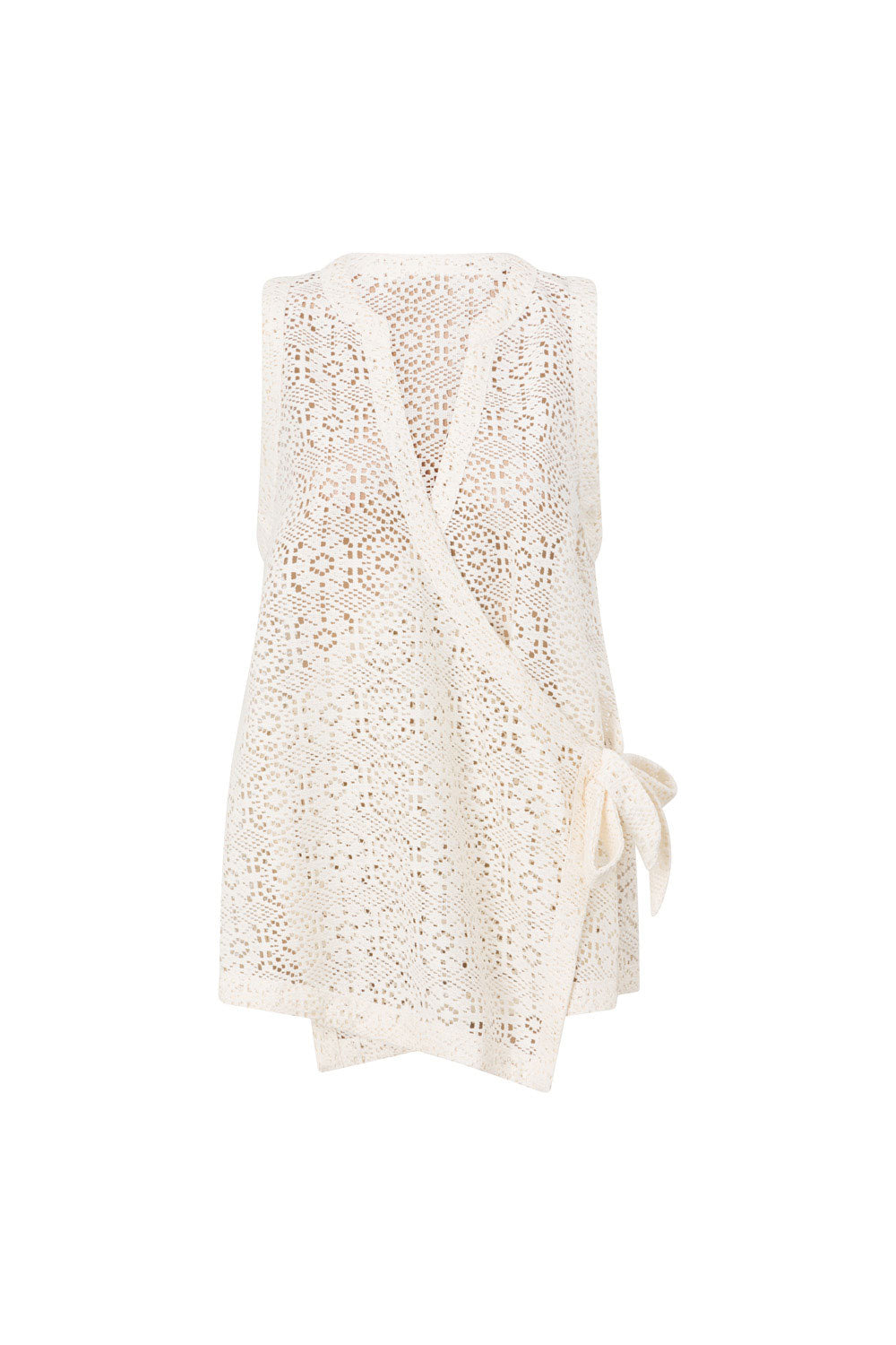 Sabo Exclusive Alina Crochet Style Boxy Women's Top