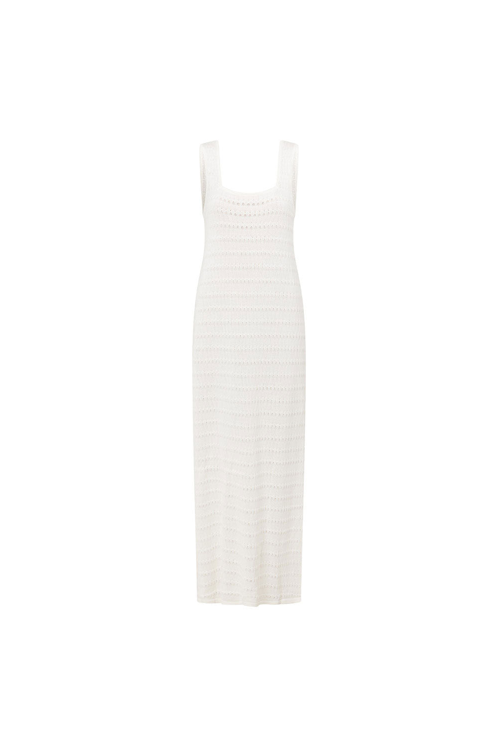 Charlee Women's Soft Knit Maxi Dress with Contrast Bubble Stripes