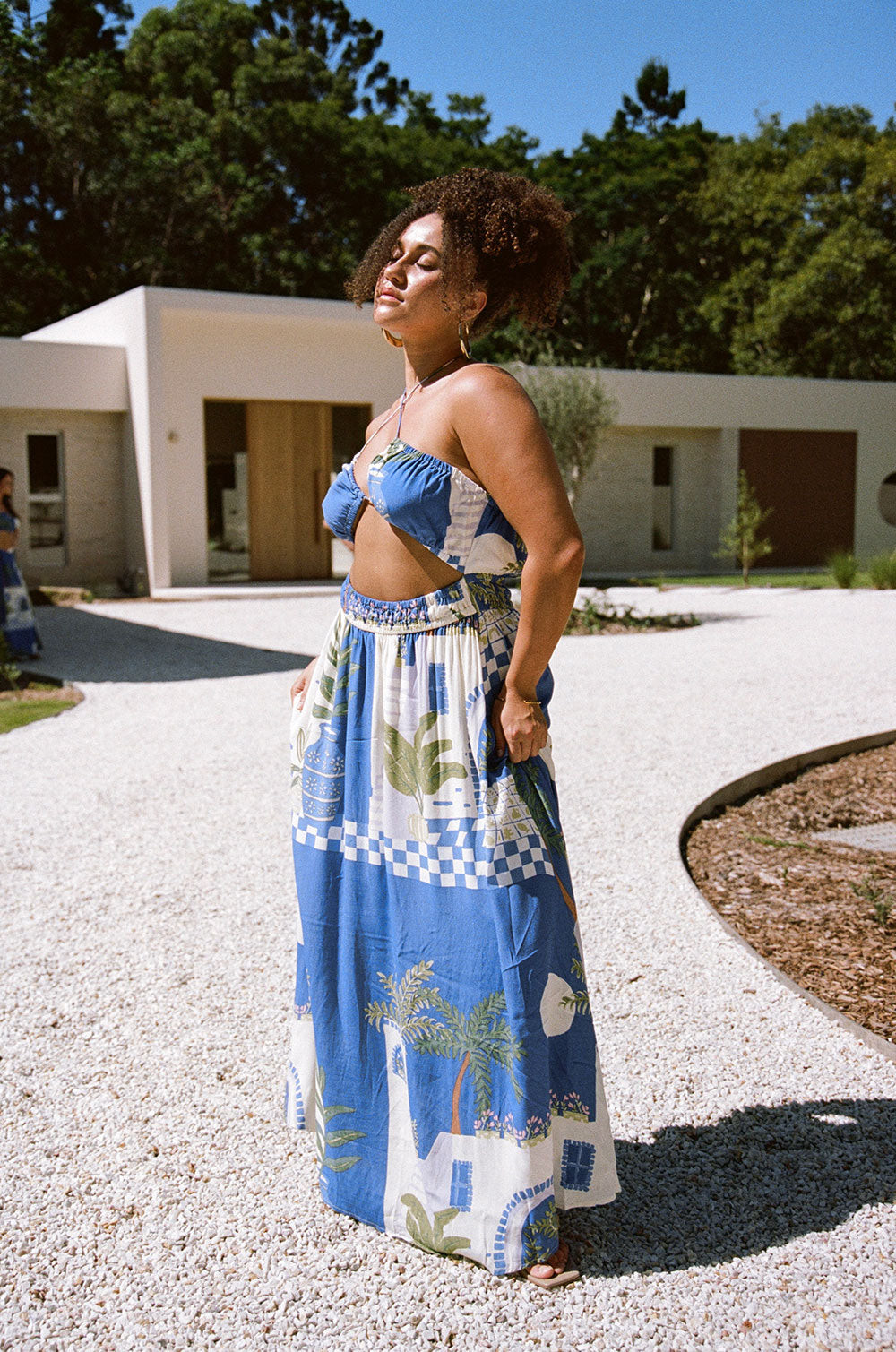 Sabo Exclusive Vista Blue Ellsley Women's Dress for Special Occasions