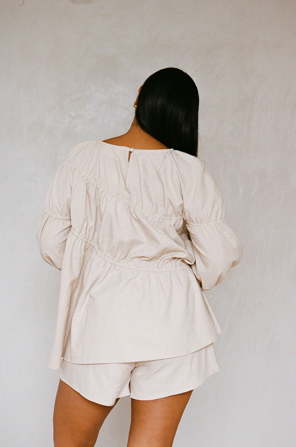 Sample Akel Tan Colored Women's Top