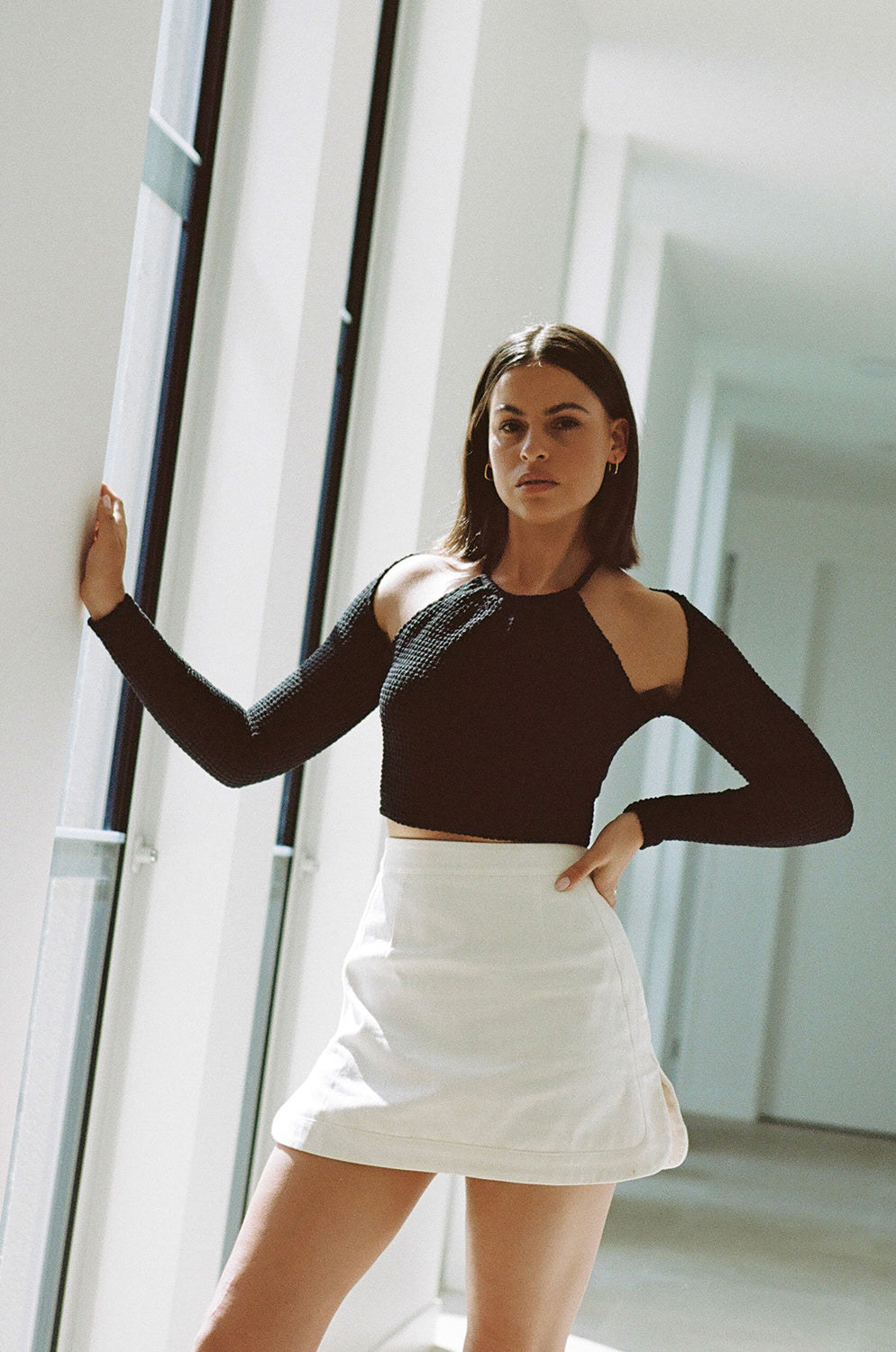 Exclusive Sabo Skirt Riley Black Top - Perfect for Size XS