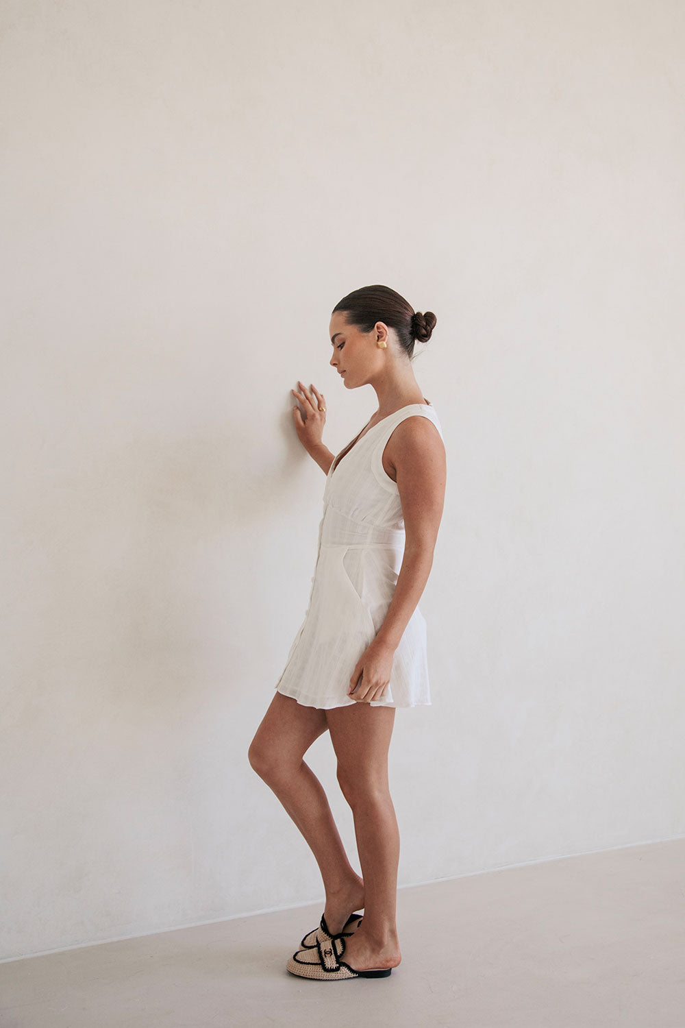 Exclusive White Shaelagh Dress - A Unique Sample Piece