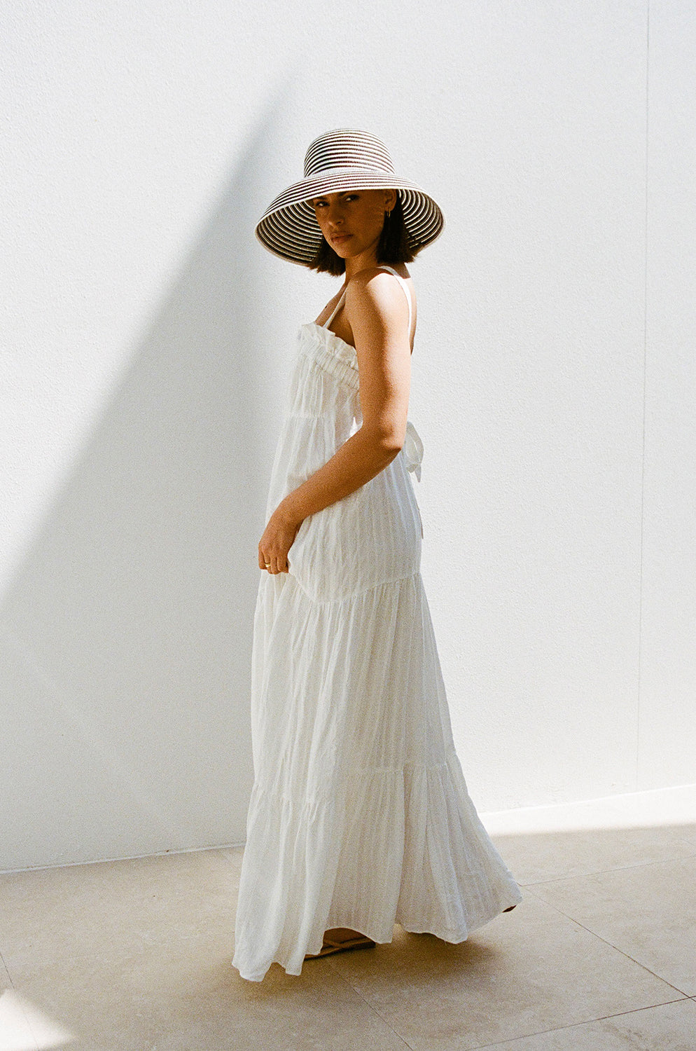 Unique Sample Keisha Dress with Brown Marks