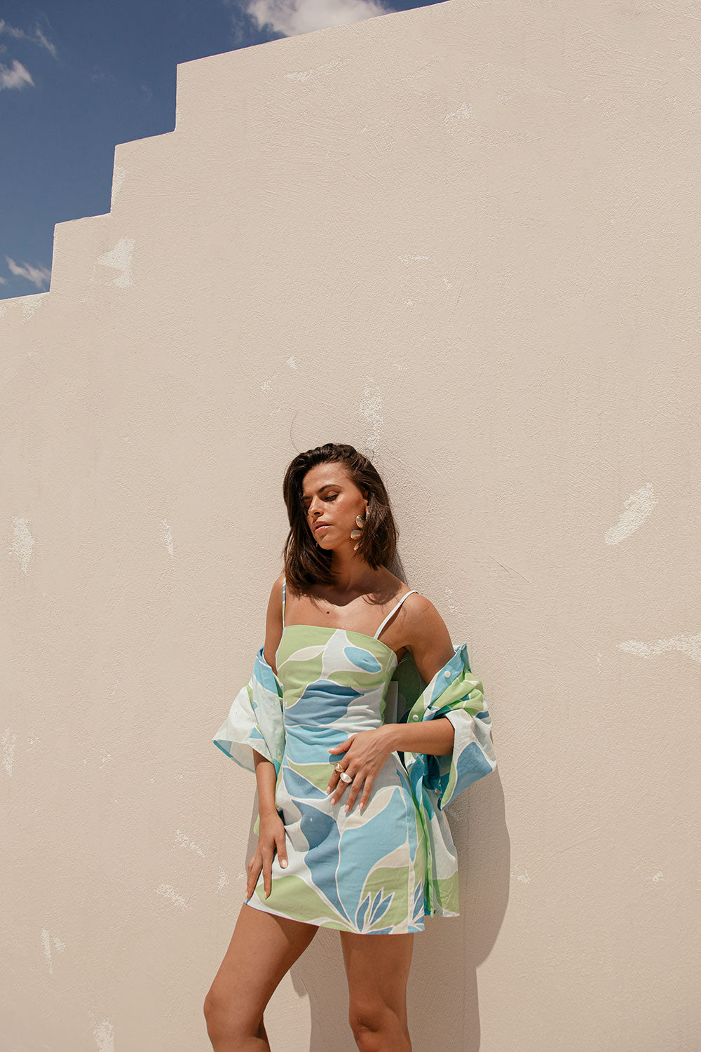 Unique Amira Top in Stunning Magnolia Blue Shade