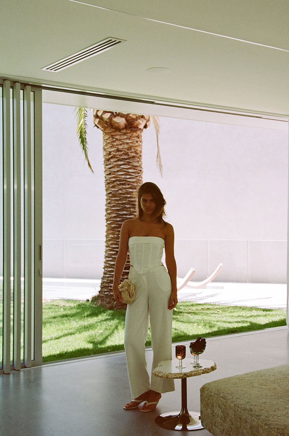 Unique White Isabela Sample Pants for Fashion Lovers