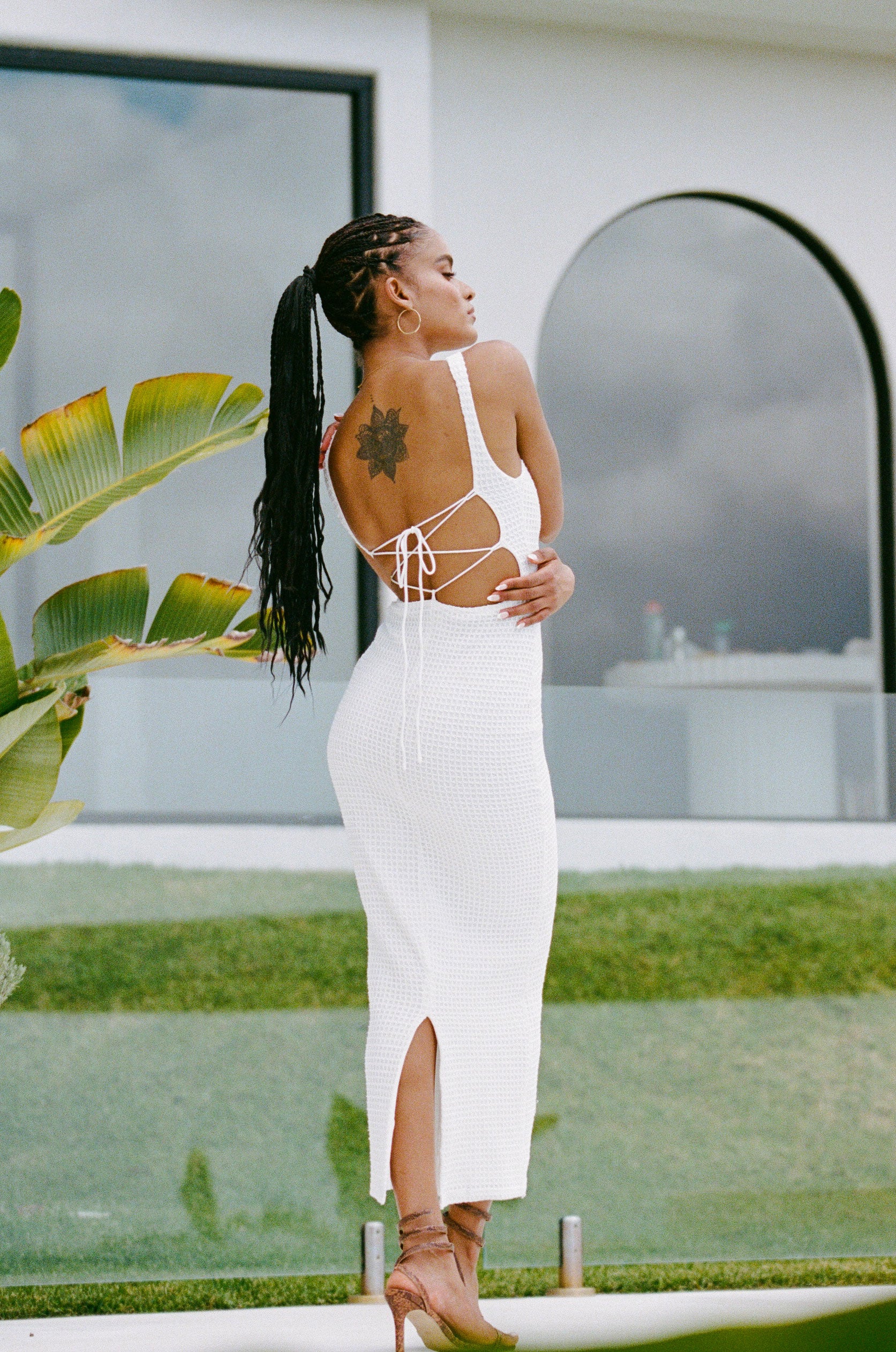 Exclusive Backless Bruna Sample Dress - Unique Fashion Piece