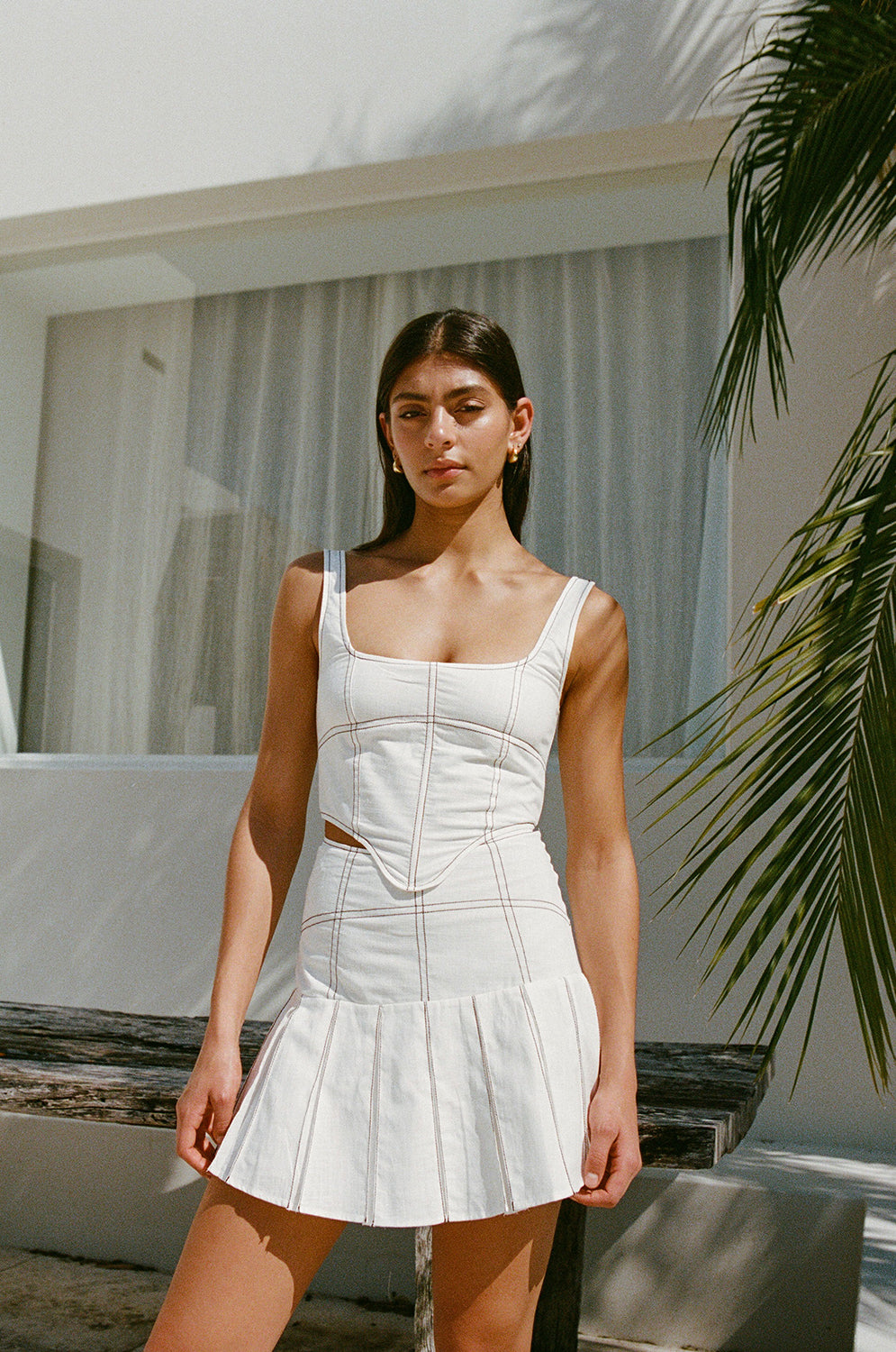 Exclusive Koralie White Women's Skirt - Sample Edition