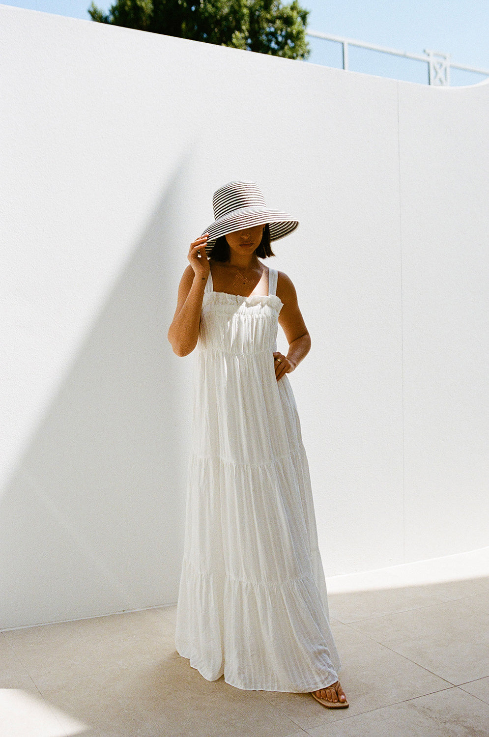 Unique Sample Keisha Dress with Brown Marks