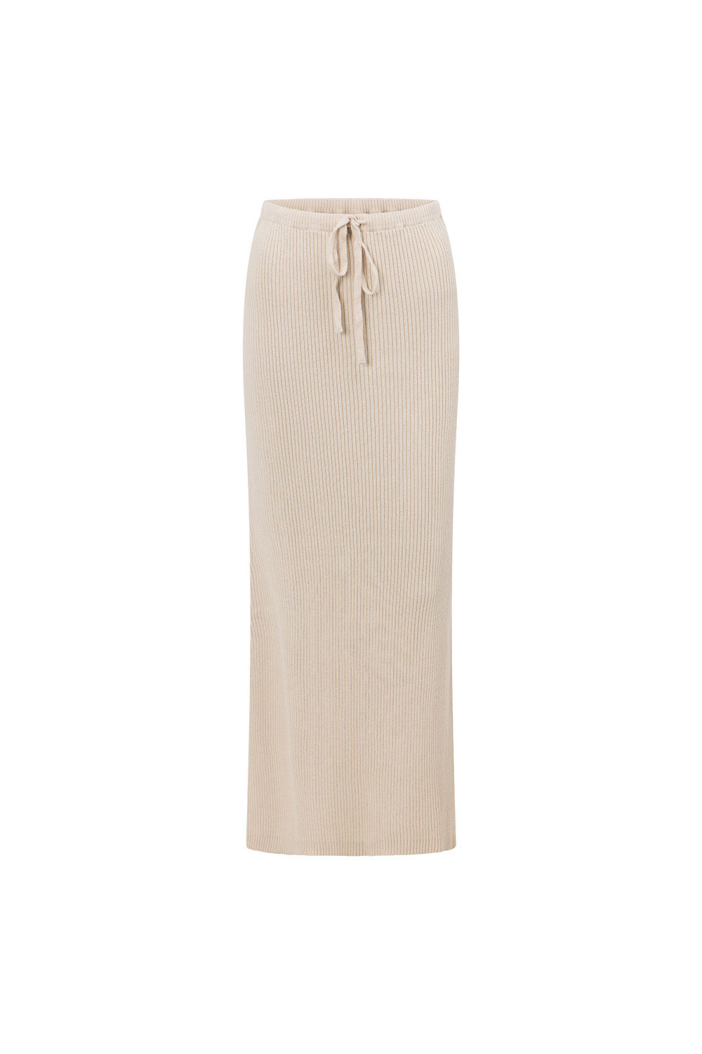Fashionable Nougat Briana Midi Women's Skirt - Exclusive Sample