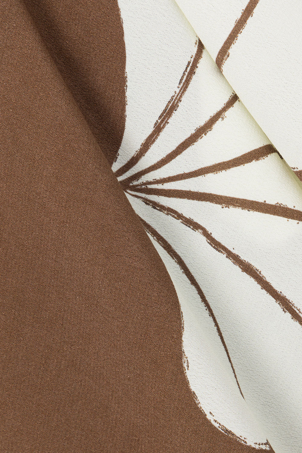 Exclusive Galene Brown Strapless Simone Top - High - Quality Zipper Crepe Fabric