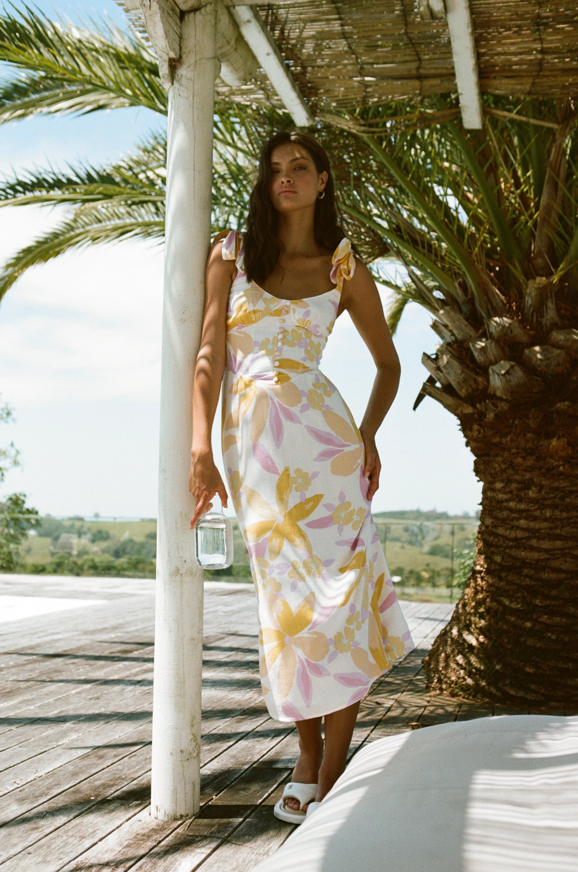 Unique Lehana Midi Dress - One - of - a - Kind Sample Piece