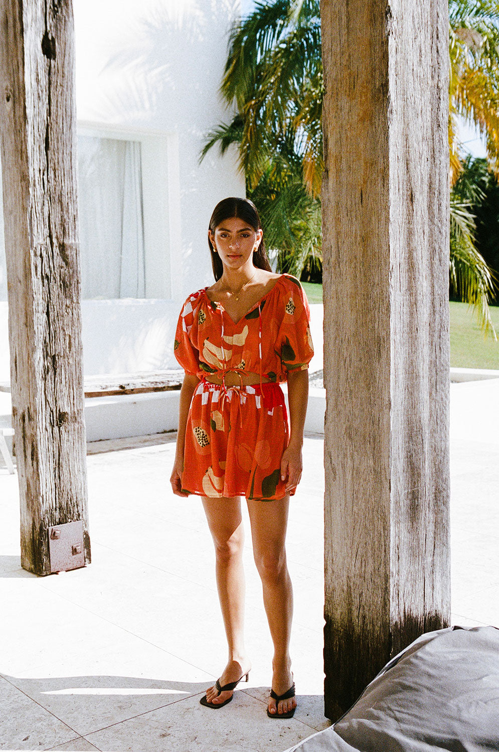 Women's Milo Vacation Dress with Exclusive Dulce Rossa Print