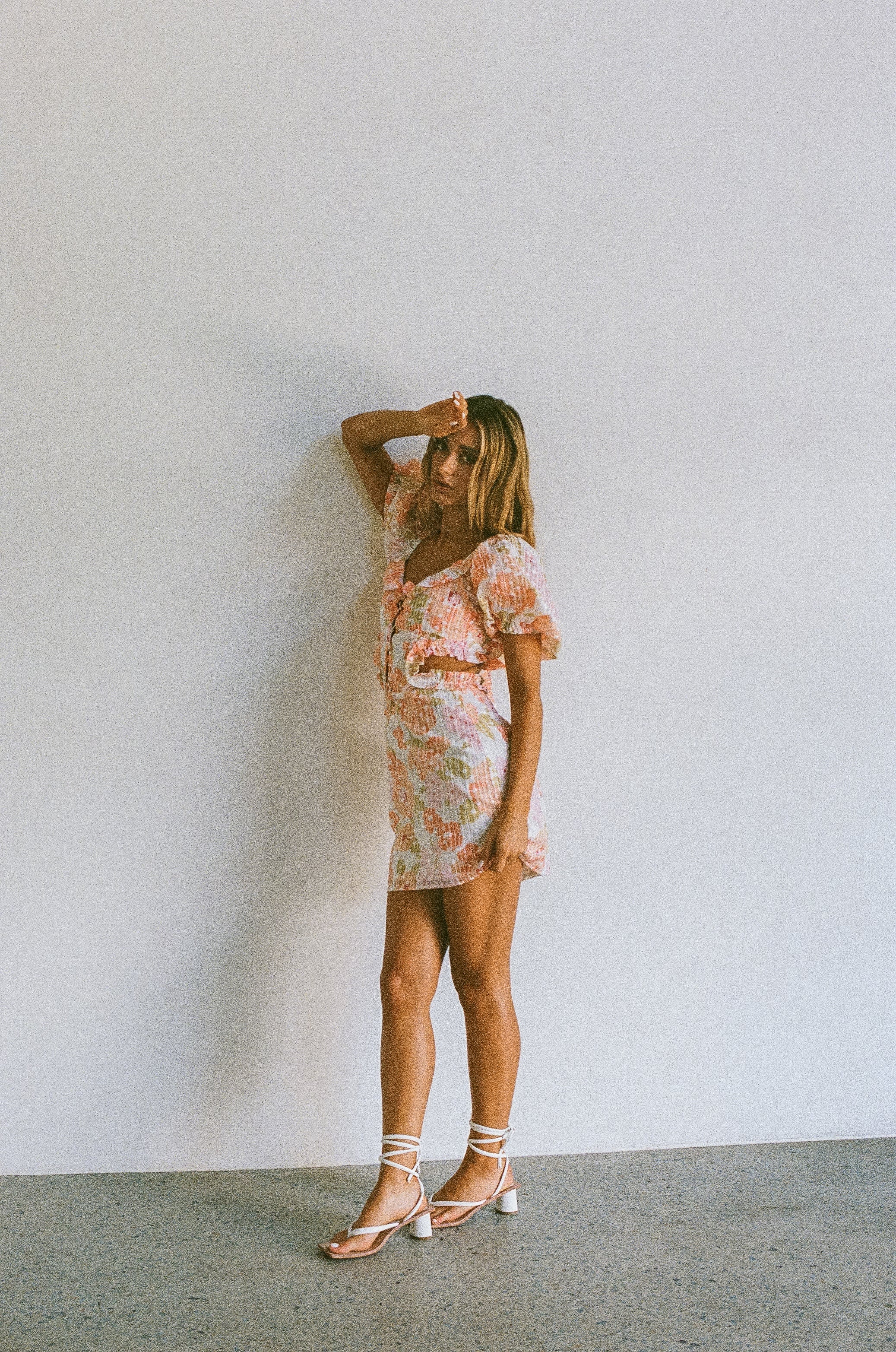 Exclusive Anemone Floral Brisa Corset Dress with Stylish Details