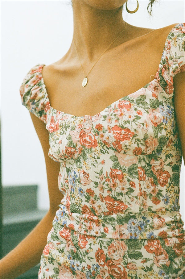Unique Floral Rico Dress - One - of - a - Kind Sample