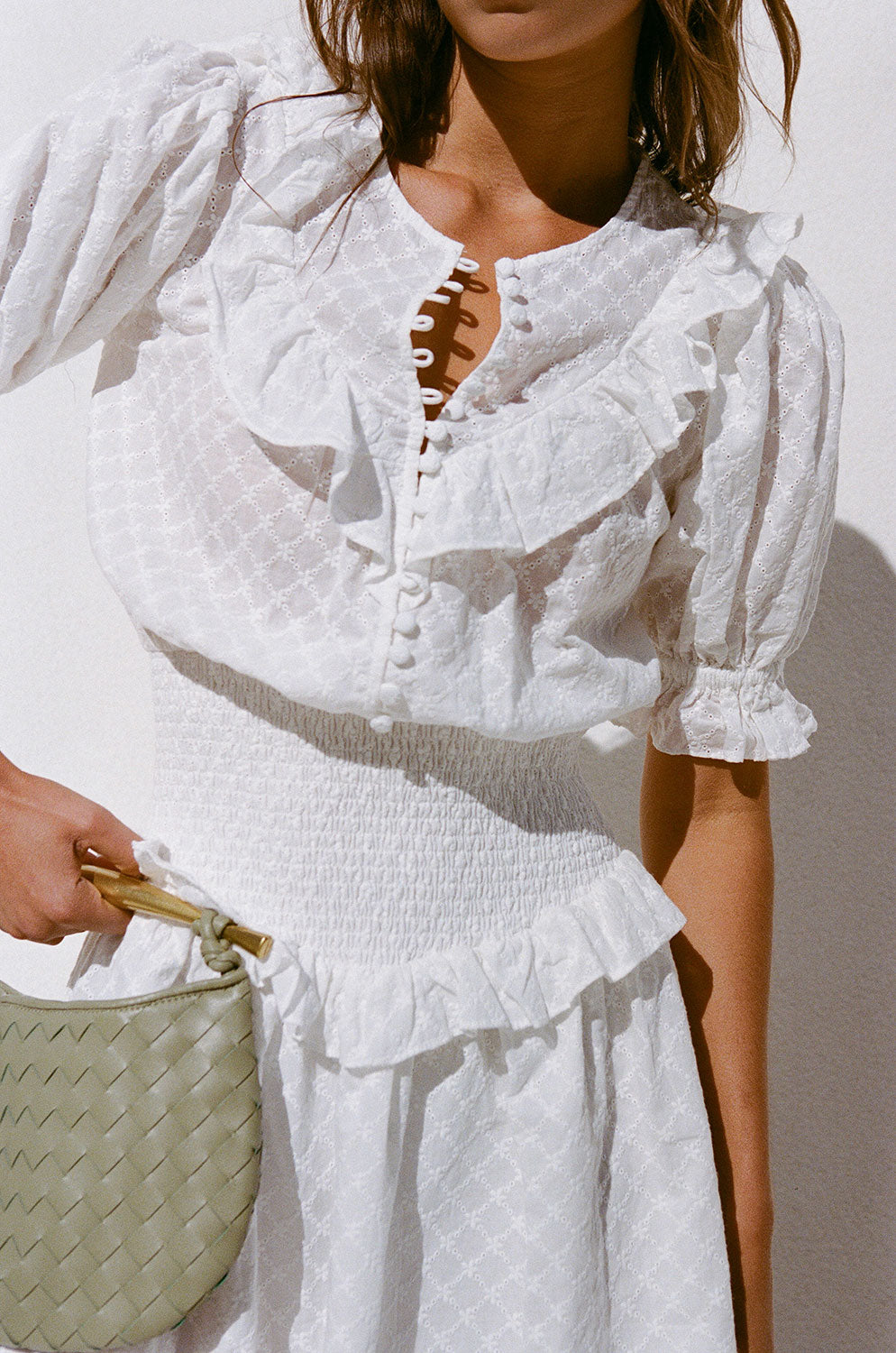 Unique Zoelle Shirred Women's Dress - Sample Edition