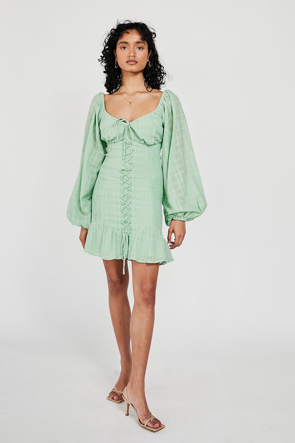 Exclusive Sabo Skirt Sample - Kait Women's Dress