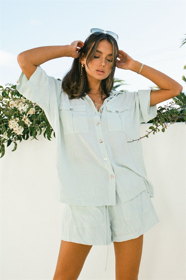 Stylish High-Waisted Mimi Shorts in Fresh New Color