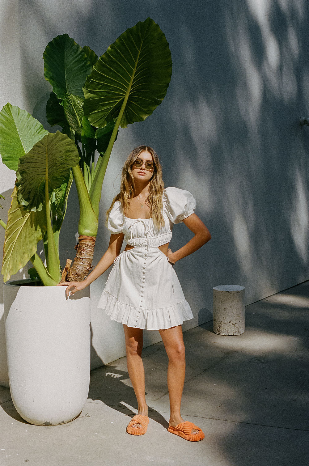 Unique Sample of Omara Cutout Women's Dress