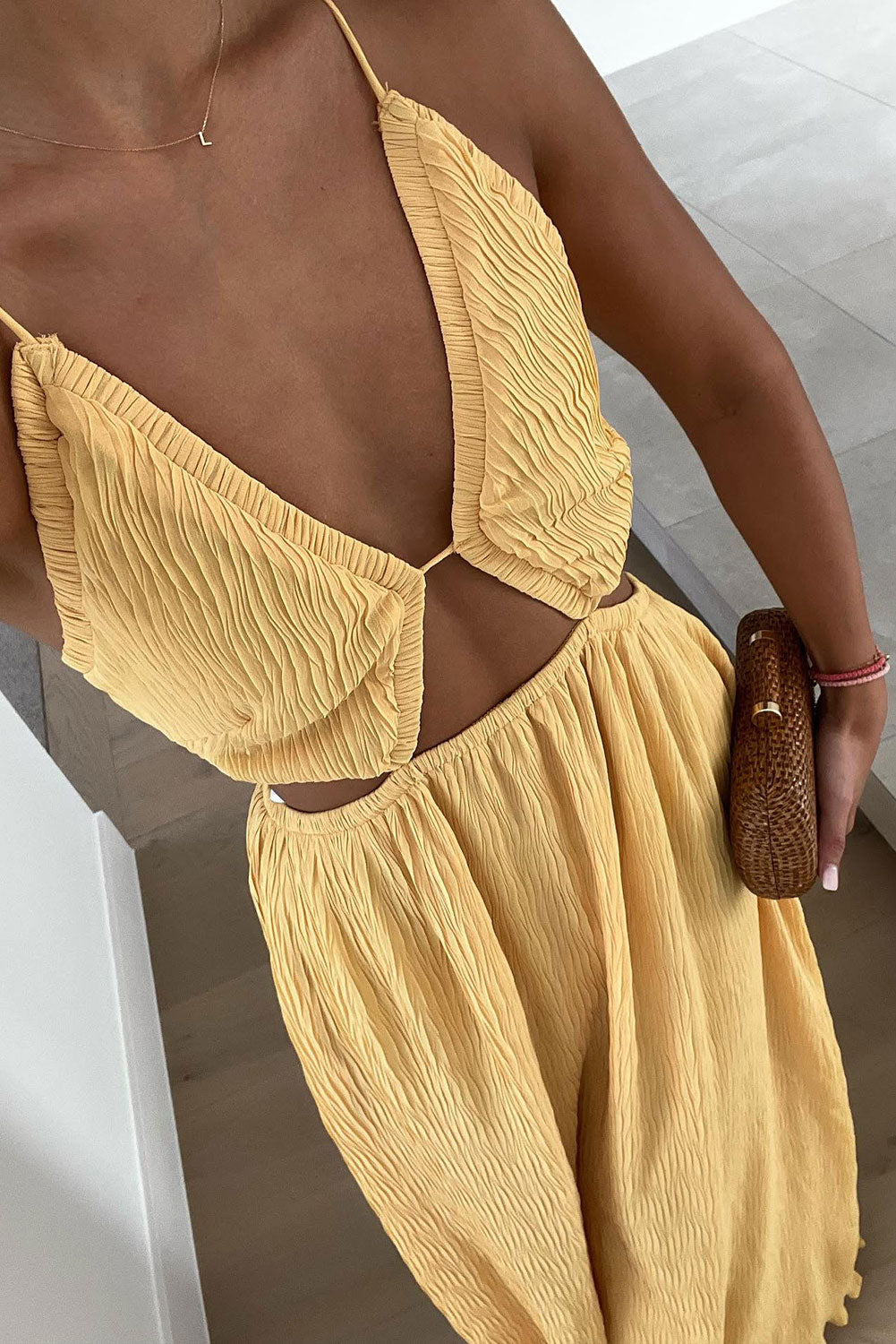 Unique One - of - a - Kind Mable Dress with a Faint Grey Mark