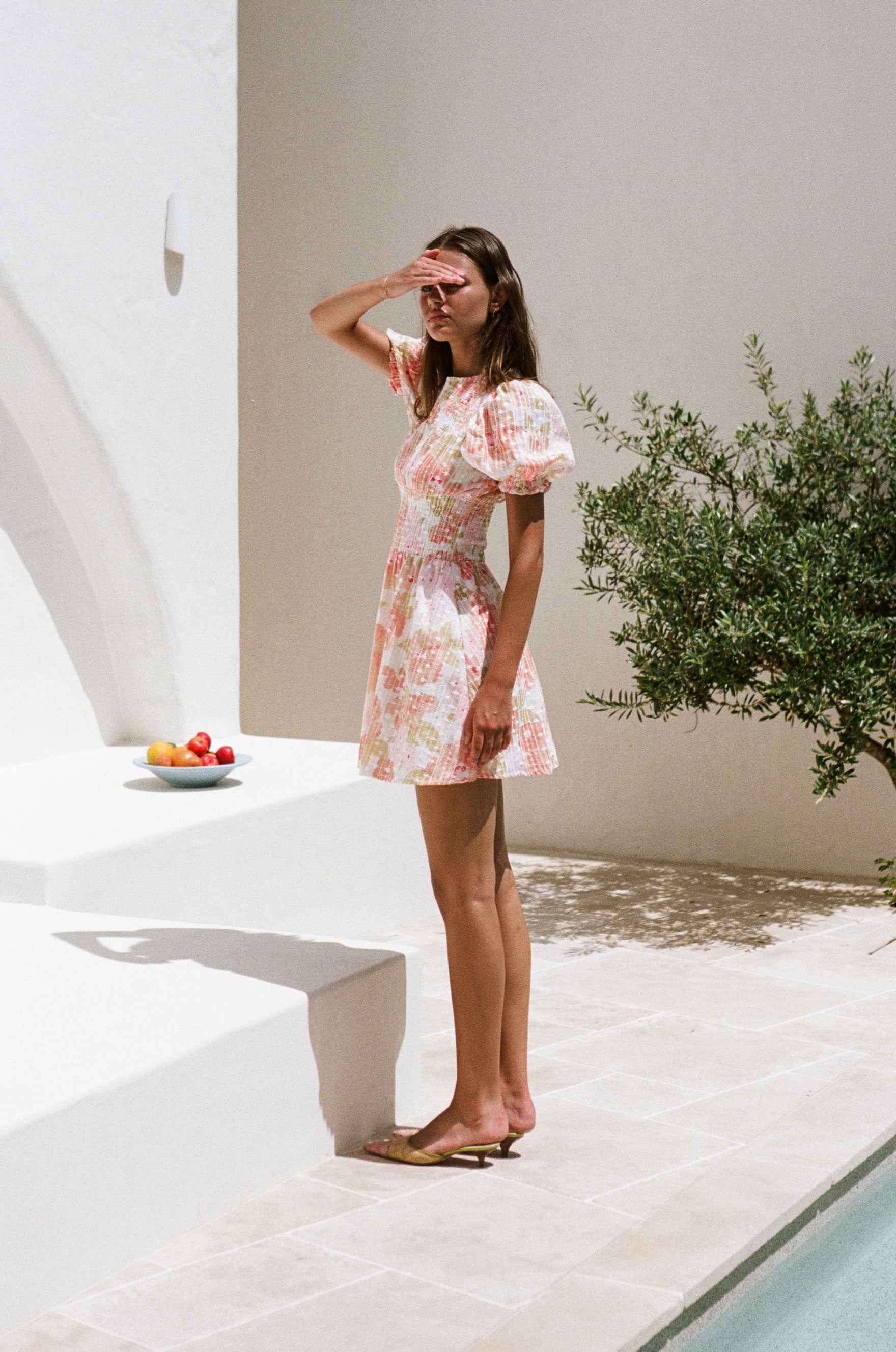 Unique Carlita Shirred Women's Dress - Sample Edition