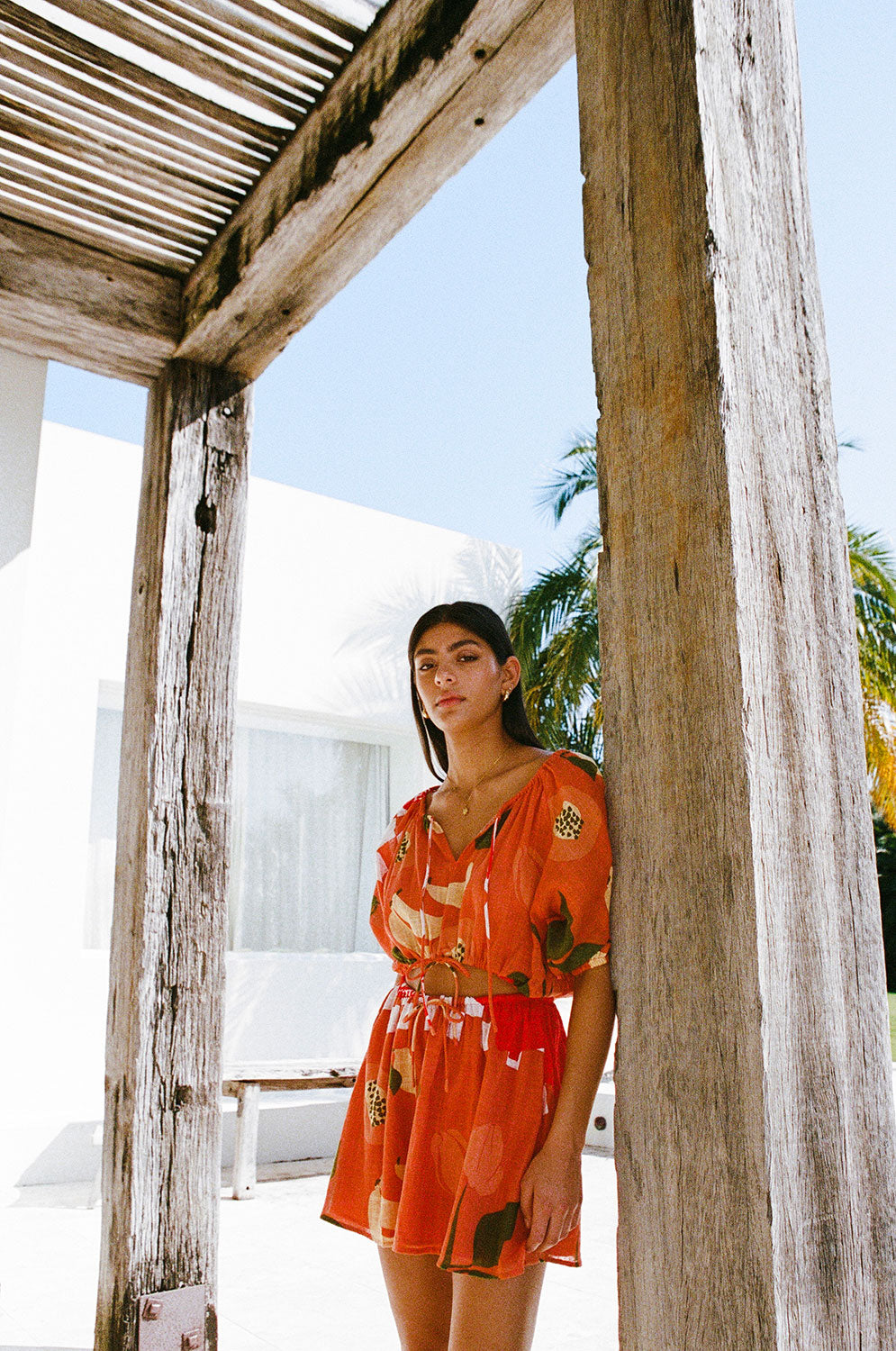 Women's Milo Vacation Dress with Exclusive Dulce Rossa Print